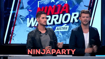 NinjaWarriorAustria dance fun party mood GIF