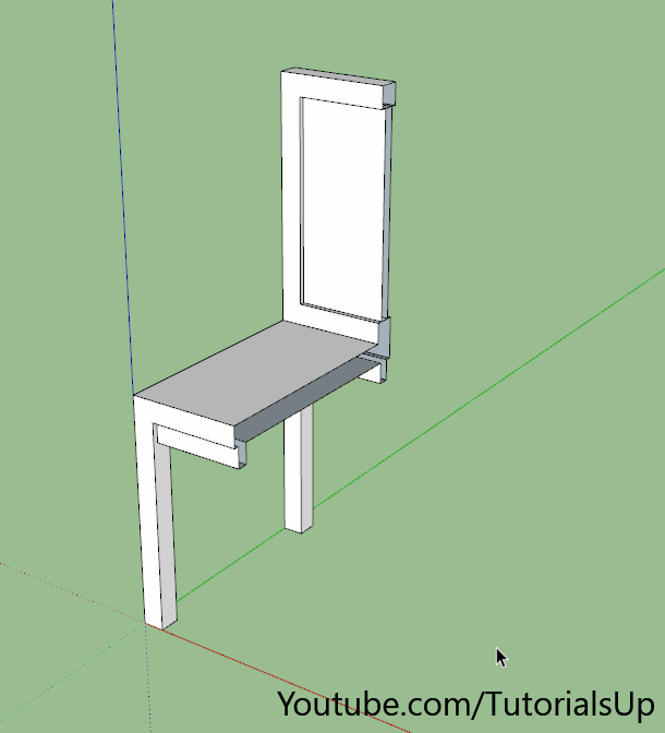 ahmed0007 how to mirror object in sketchup GIF