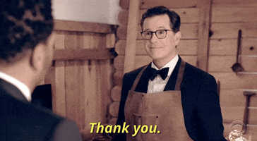 Stephen Colbert Thank You GIF by Emmys