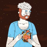 heart beat GIF by Aiste Papartyte