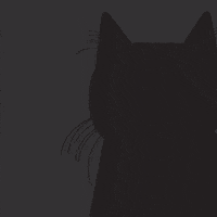 Black Cat GIF by Artitudes Design