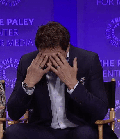 frustrated john barrowman GIF by The Paley Center for Media