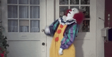 Stephen King Laughing GIF by Alex Bedder