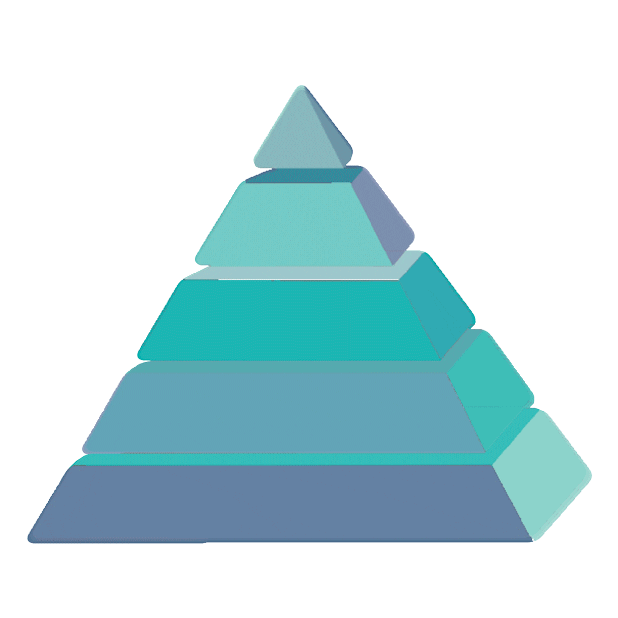 weinventyou shape triangle pyramid sticker Sticker