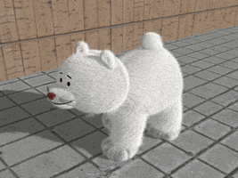 polar bear running GIF by Arithmancy