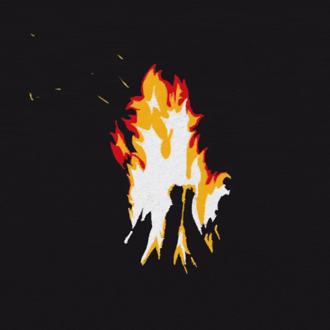 Fire Winter GIF by kijek/adamski