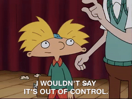 Out Of Control Nicksplat GIF by Hey Arnold