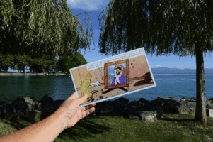 patatra water boat switzerland lake GIF