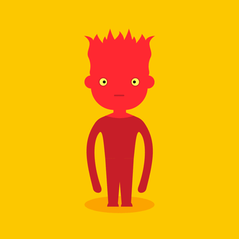 marlo hot summer fire heat GIF