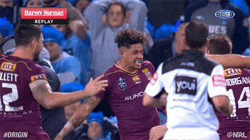 National Rugby League Hug GIF by NRL