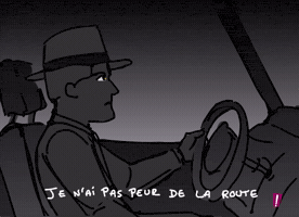 Studio_Cigale gif musique route nuit GIF