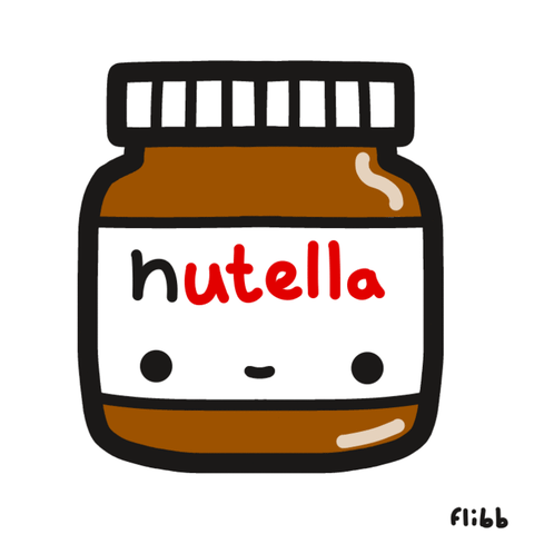 Chocolate Spread Nom GIF