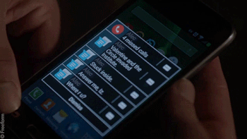 Cell Phone Reply GIF by Shadowhunters