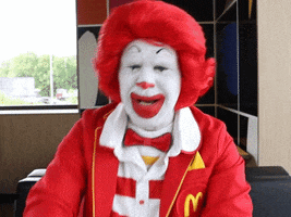ronald mcdonald lol GIF by McDonald's CZ/SK
