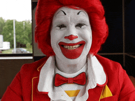 ronald mcdonald kiss GIF by McDonald's CZ/SK