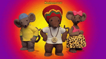 happy mouse GIF by Rastamouse