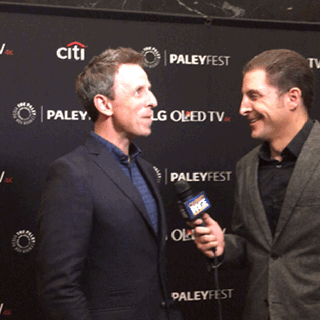 seth meyers smile GIF by The Paley Center for Media
