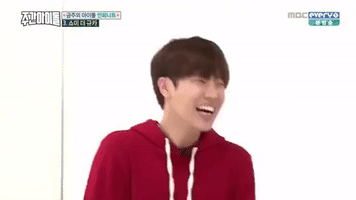 K-Pop Laughing GIF