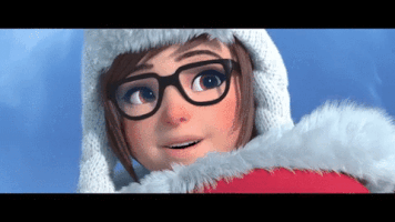 blackvenom1985 gif overwatch rise and shine mei GIF