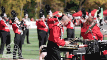 marching band redhawks GIF by SEMissouriState