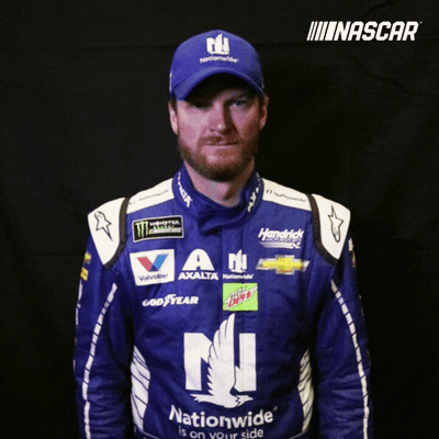 dale earnhardt jr pointing GIF by NASCAR