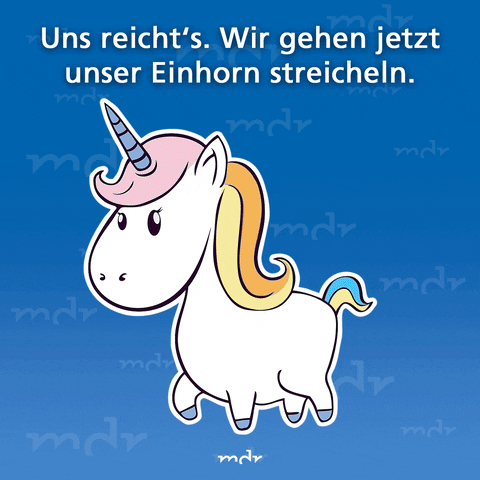 unicorn einhorn GIF by Mitteldeutscher Rundfunk