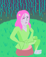 Forest Flirting GIF by KAT BALL