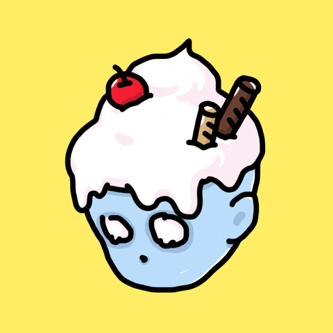 Sad Ice Cream GIF by ahn0ahn0
