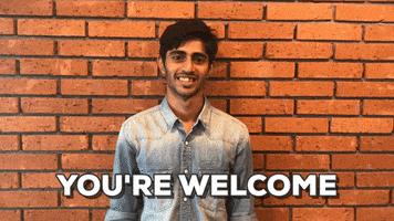 you're welcome smile GIF by Crowdfire