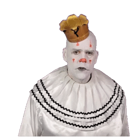 Happy Sad Clown Sticker by Puddles Pity Party