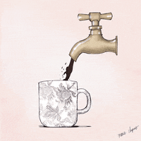 Coffee Illustration GIF by Marie Chapuis