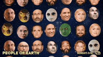 aliens poe GIF by People of Earth TBS