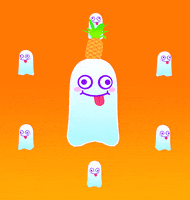 halloween ghost GIF by Michael Shillingburg