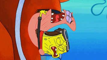 freaking out spongebob squarepants GIF by Nickelodeon