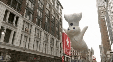 pillsbury doughboy GIF by The 91st Annual Macy’s Thanksgiving Day Parade