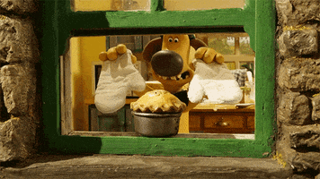 waving bake off GIF by Aardman Animations