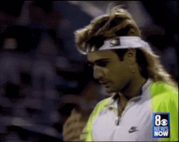 Andre Agassi Hair GIF
