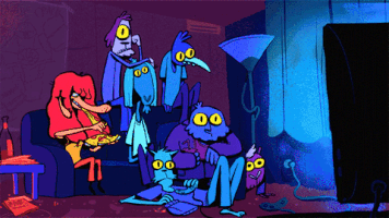 awkward party GIF by Remus & Kiki Animation