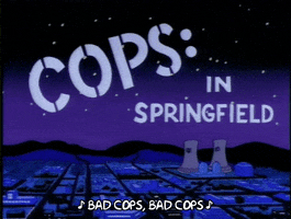 Season 4 Cops GIF by The Simpsons