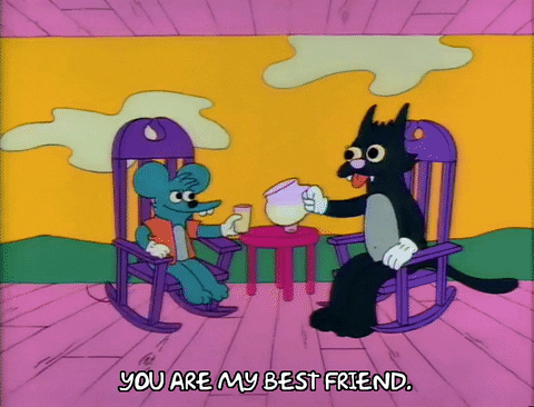 the simpsons friend GIF