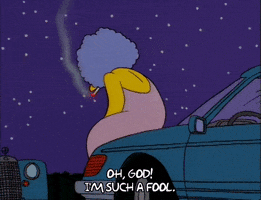 Sad Season 7 GIF by The Simpsons