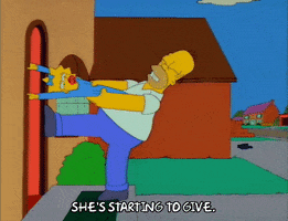 Pulling Season 3 GIF by The Simpsons