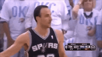 San Antonio Spurs Hug GIF by NBA