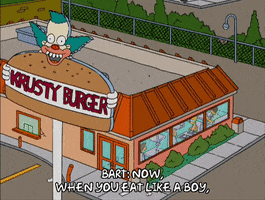 Episode 19 Krusty Burger GIF by The Simpsons