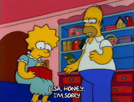 Pleading Season 3 GIF by The Simpsons