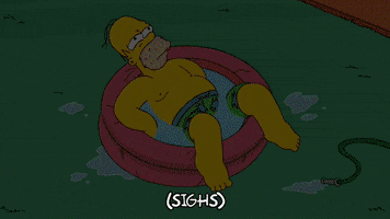 Cooling Off Lisa Simpson GIF by The Simpsons