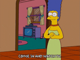 marge simpson watch GIF