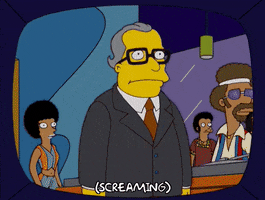 Scared Episode 2 GIF by The Simpsons