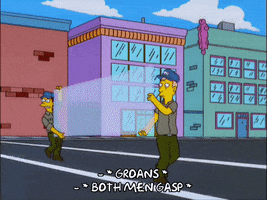 the simpsons car GIF
