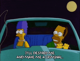 Season 3 Moon GIF by The Simpsons